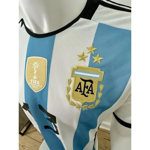 2022 Adidas World Cup 3 STAR Argentina C.Romero S Authentic